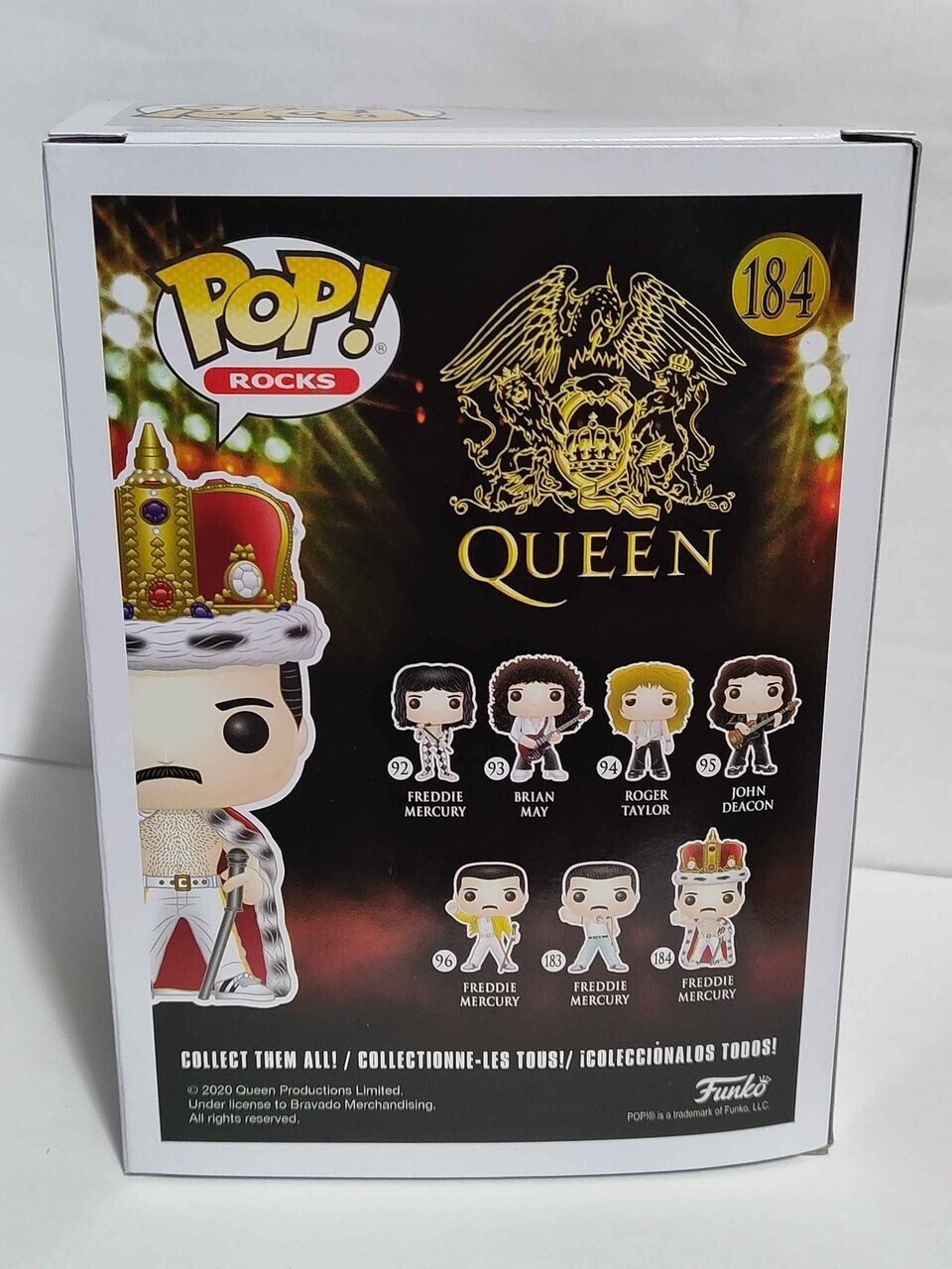 Funko Pop ROCKS #184 QUEEN Freddie Mercury