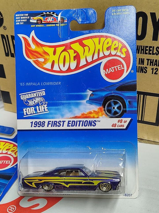 Hot Wheels 1998 First Editions #8 '65 Impala Lowrider Multiple DENTS (Loc B)