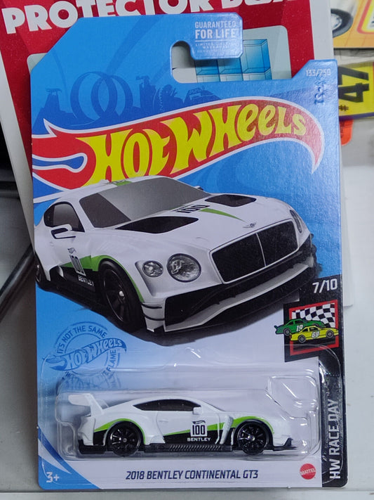 Hot Wheels #133 Mainline Race Day Series 2018 Bentley Contental GT3 (Loc I)