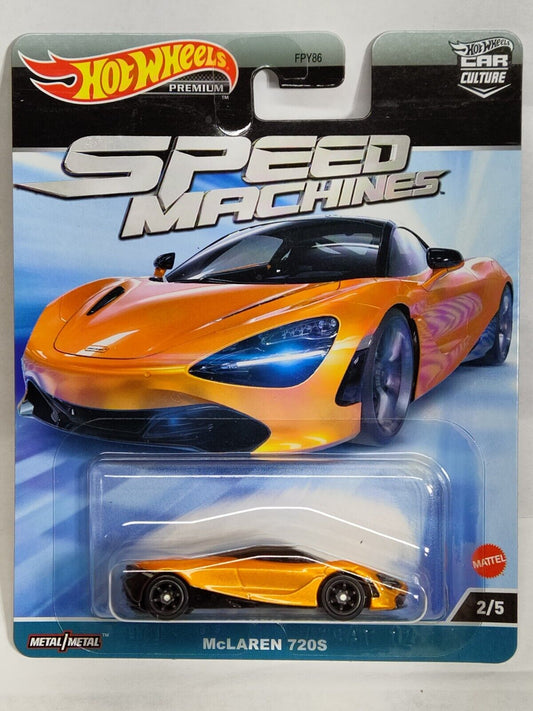 Hot Wheels HKC43 Speed Machines Series #2 McLaren 720S (Box 37)