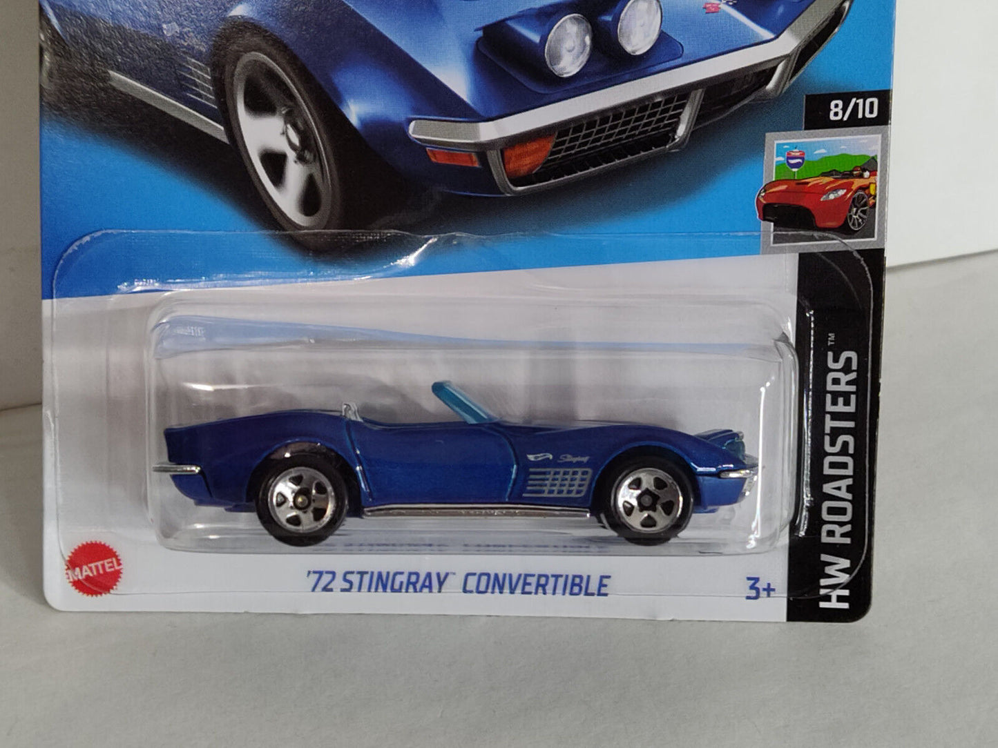 Hot Wheels #132 ML Roadsters Series #8 '72 Stingray Convertible (Box C)