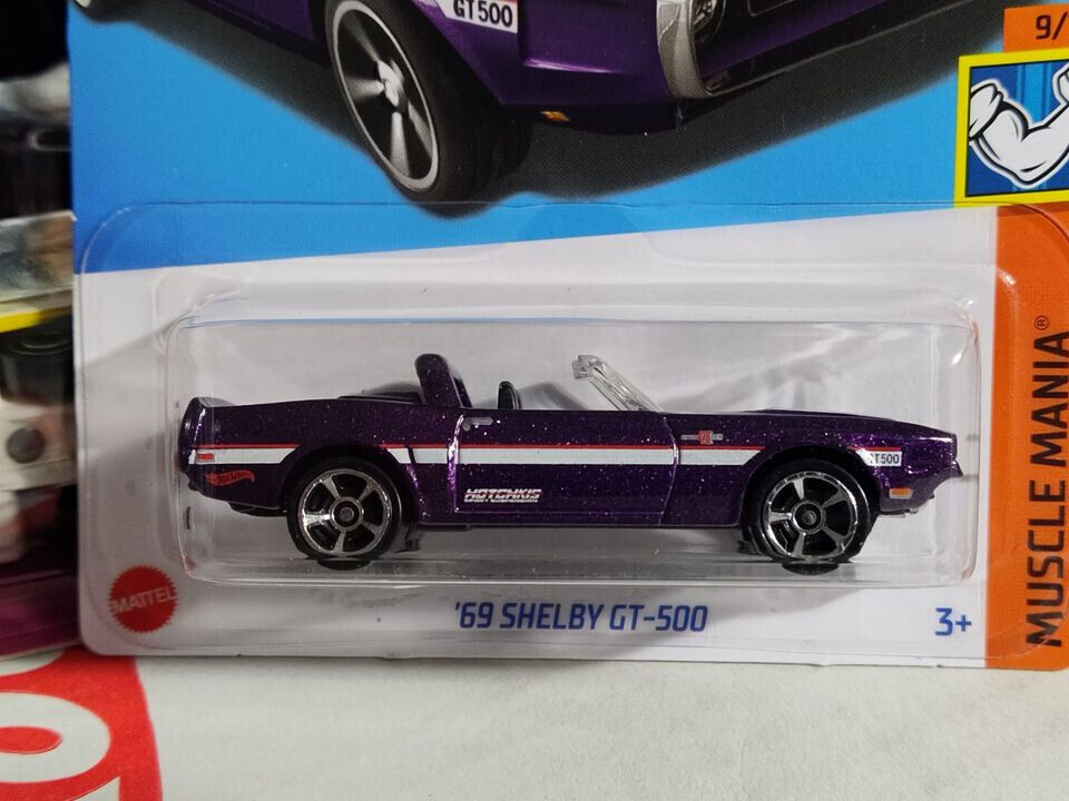 Hot Wheels #195 ML Muscle Mania Series #9 '69 Shelby GT-500 (Loc A)