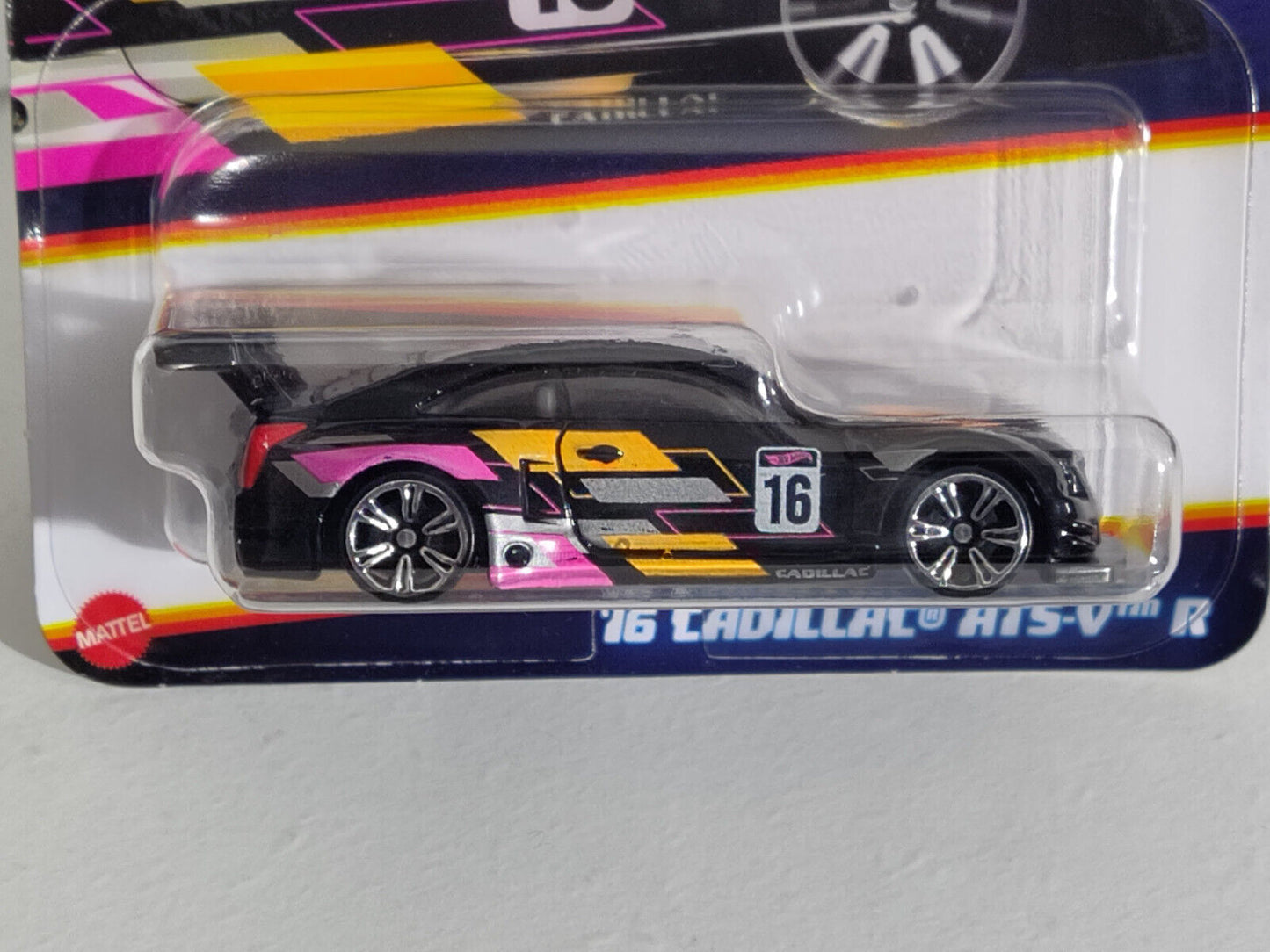 Hot Wheels #HRW82 Neon Speeders Series #8 '16 Cadillac ATS-V R (Loc J)