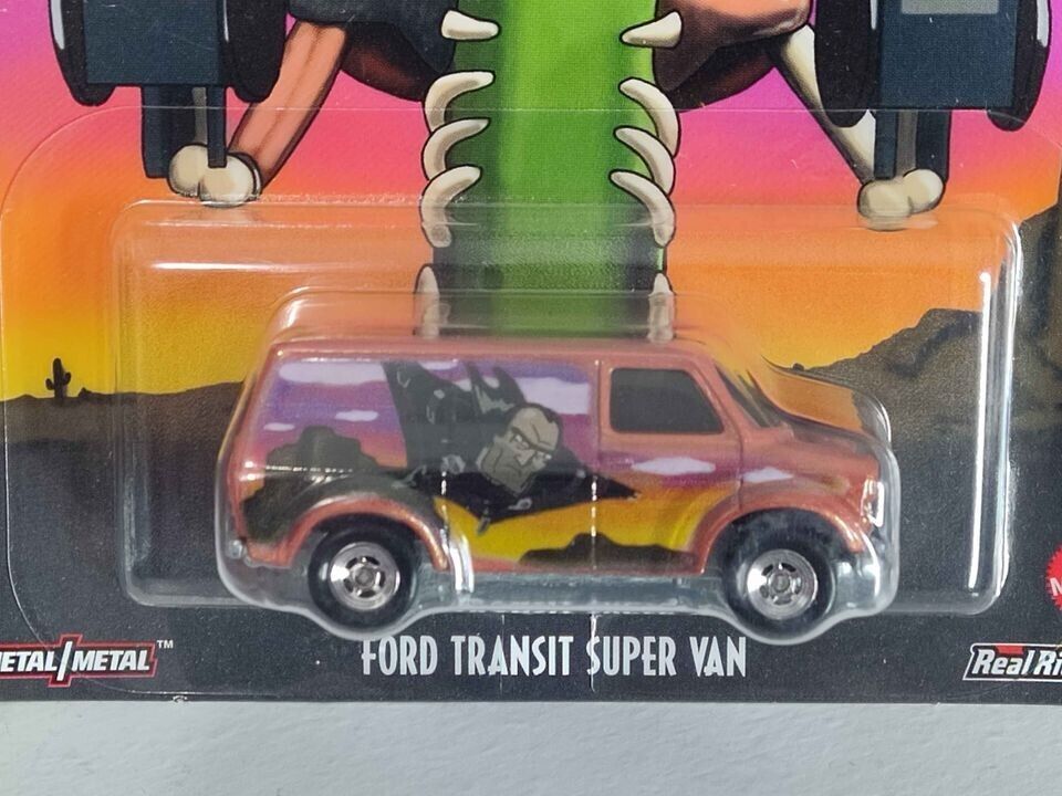 Hot Wheels GJR26 Adult Swim Rick and Morty Series #2 Ford Transit Super Van(L40)