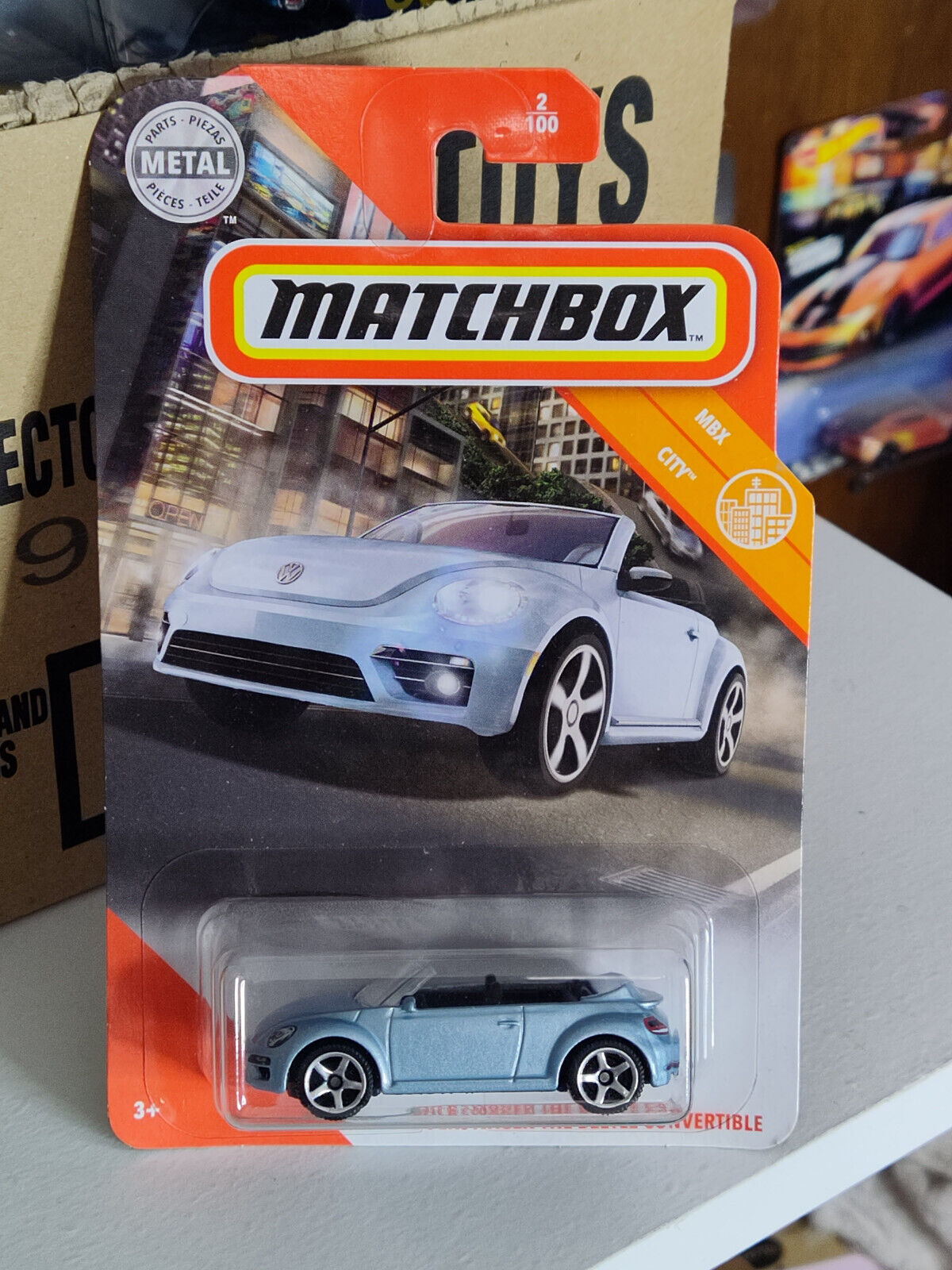 Matchbox #002 Volkswagen The Beetle Convertible  (Loc L)