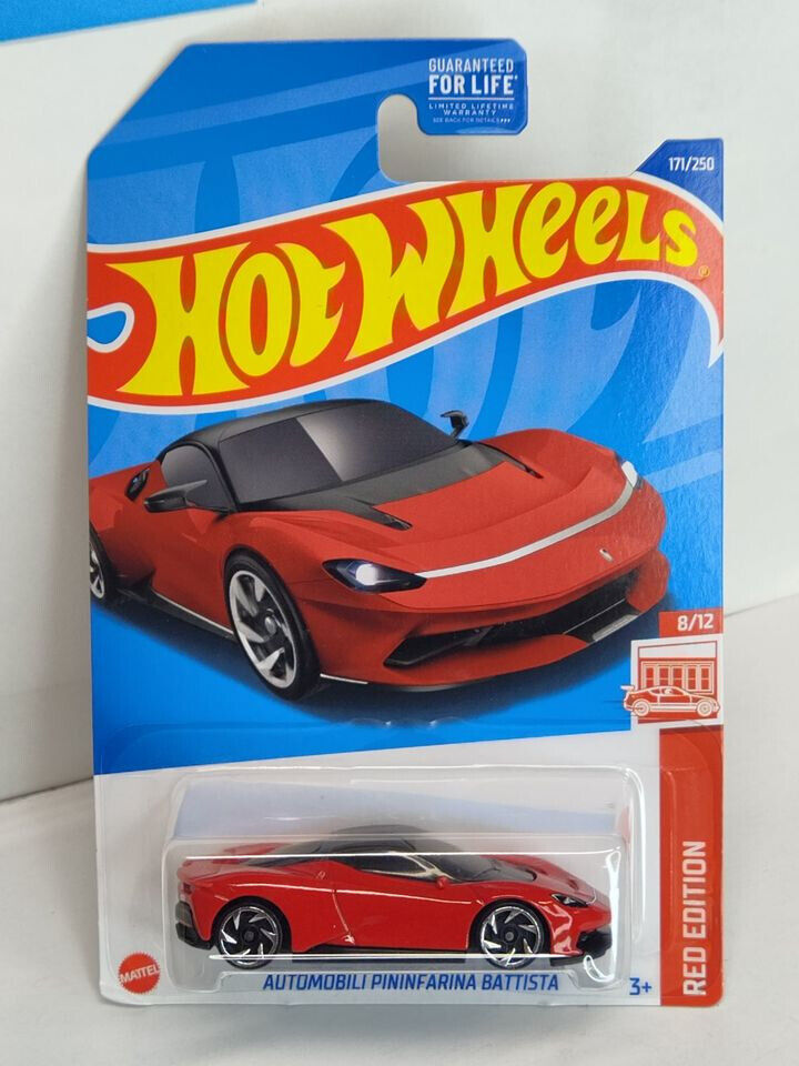 Hot Wheels #171 RED Edition Series #8 Autombili Pininfarina Battista (Loc L)