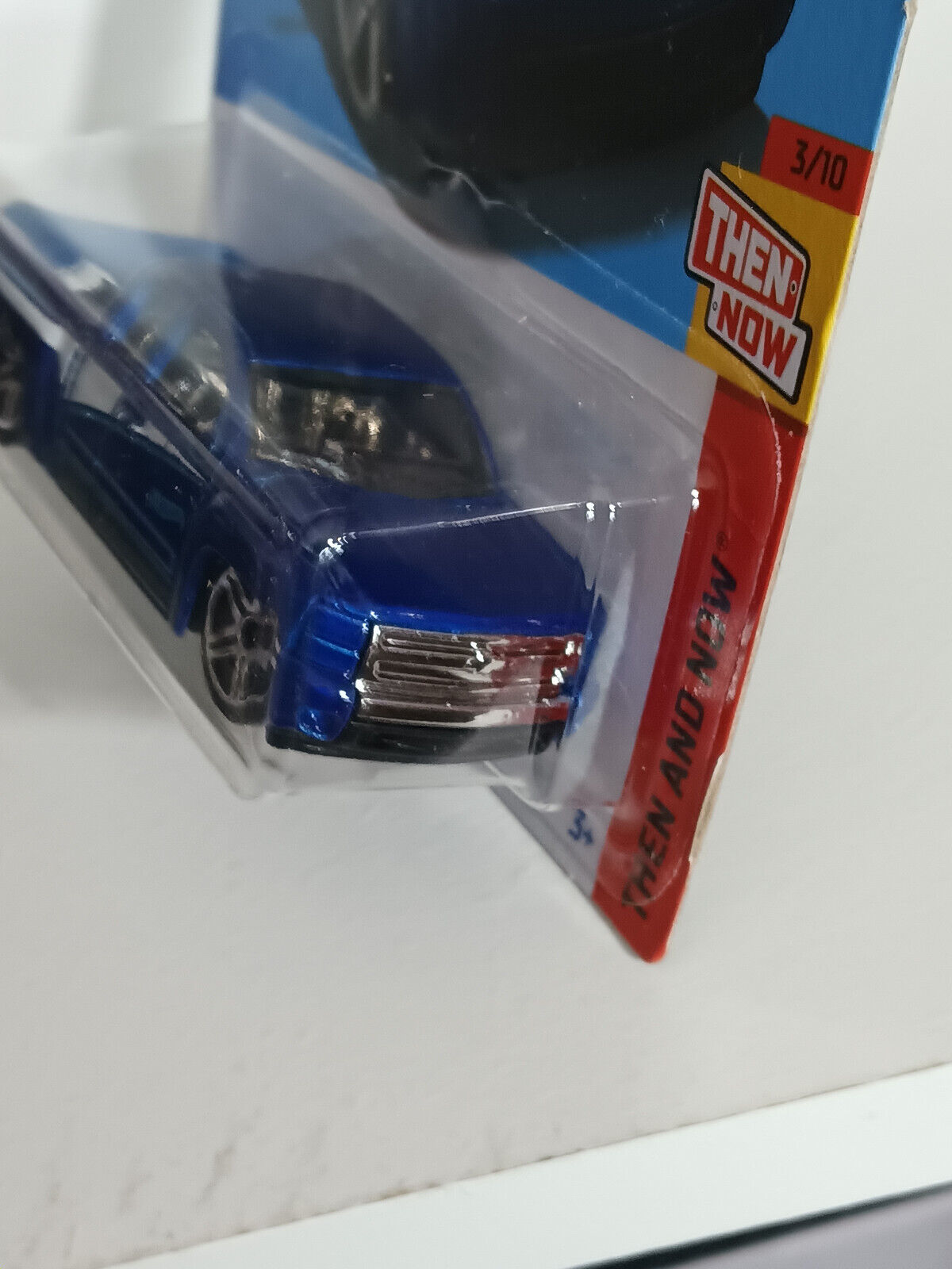 Hot Wheels #207 Then and Now Series #3 Chevy Silverado LOWER CARD BENT (Loc B)