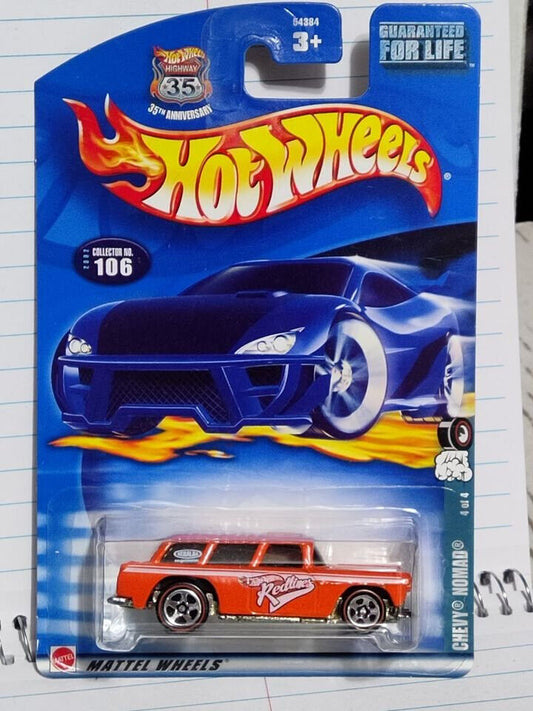 Hot Wheels 2002 #106 Redline Series #4 Chevy Nomad (Loc-A)