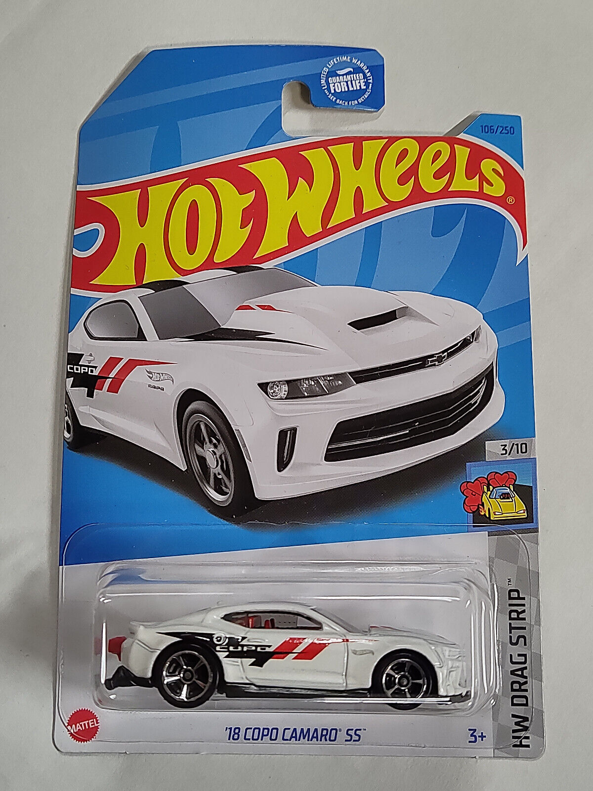 Hot Wheels #106 Drag Strip Series #3 '18 COPO Camaro SS (Wall 2)