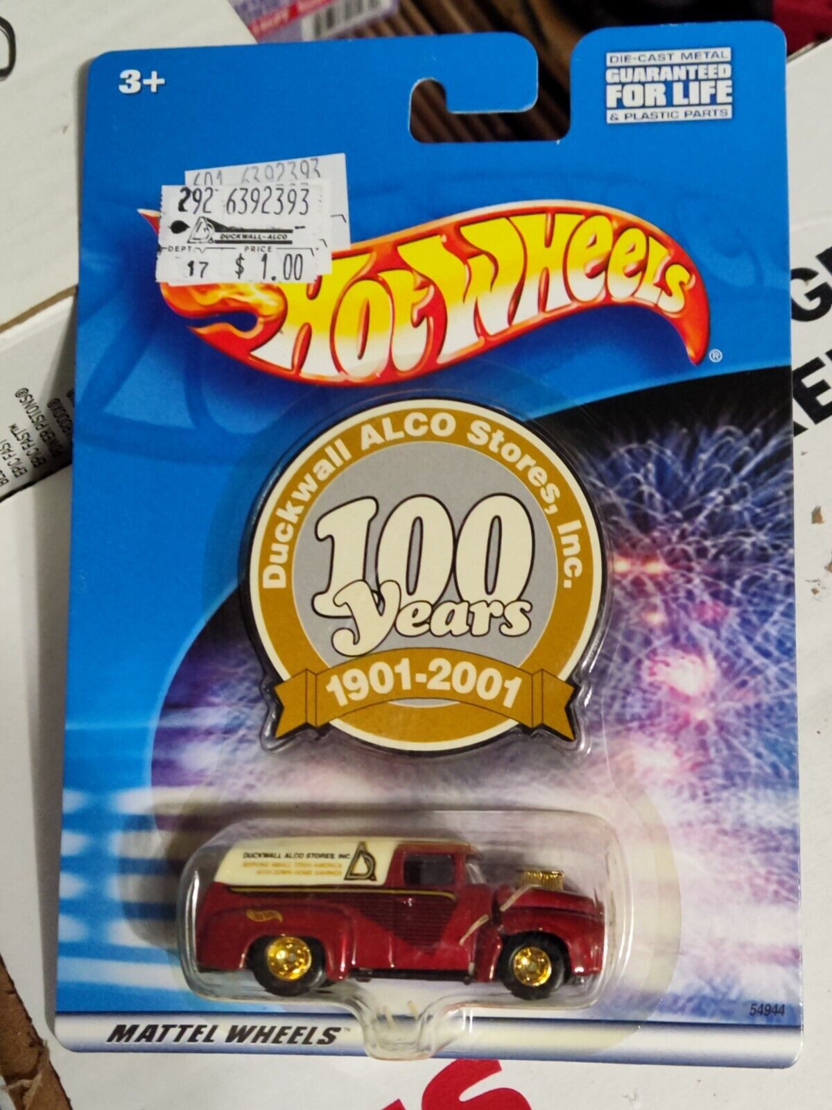 Hot Wheels Duckwall ALCO Promo 56' Ford Panel Truck PACKAGES VARY WITH DAMAGE/PR