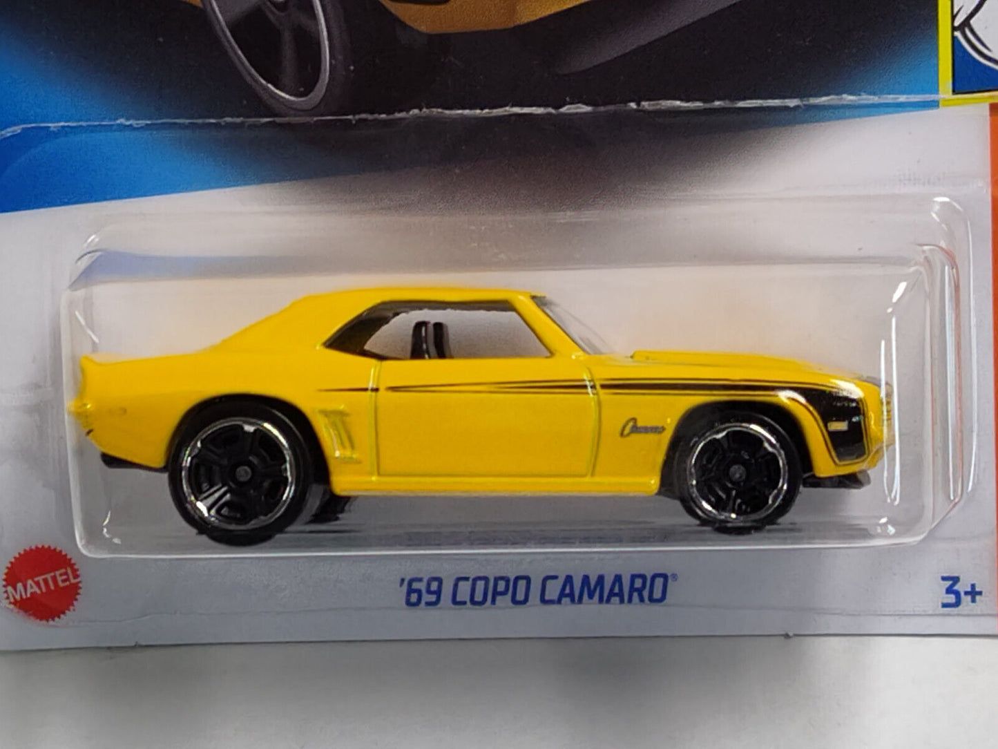 Hot Wheels #193 ML Muscle Mania Series #2 '69 COPO Camaro CARD BENT TOP (W3/8.4)