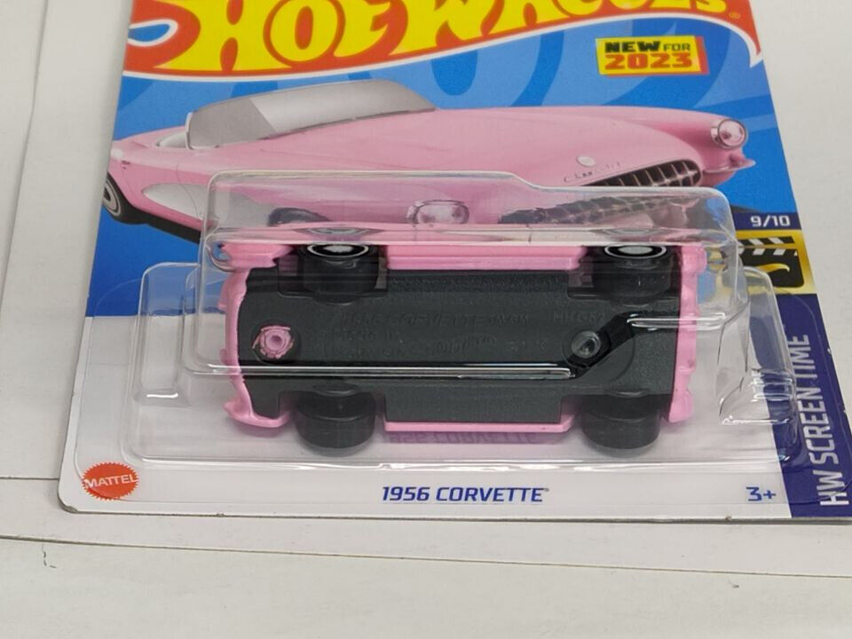 Hot Wheels #183 Screen Time Series BARBIE #9 1956 Corvette  (Loc M)