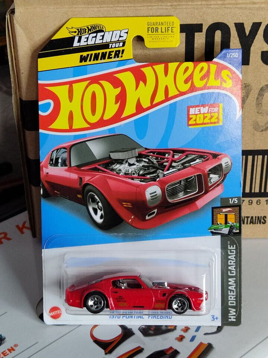 Hot Wheels #001 Dream Garage Series #1 1970 Pontiac Firebird BLISTER SEPR(Box O)