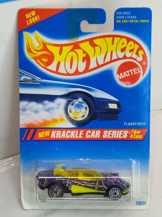 Hot Wheels #284 Krackle Car Series #4 Flashfire (BLISTER CRUSHED/CARD CRSED(LocL