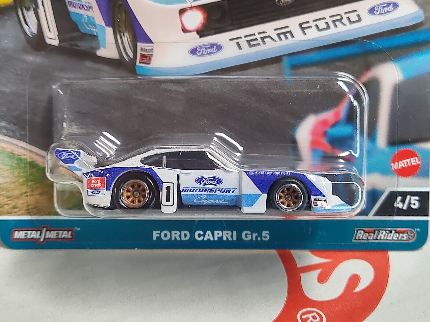 Hot Wheels HKC58 Race Day Series #4 Ford Capri Gr.5 Premium Car Culture (Box-17)