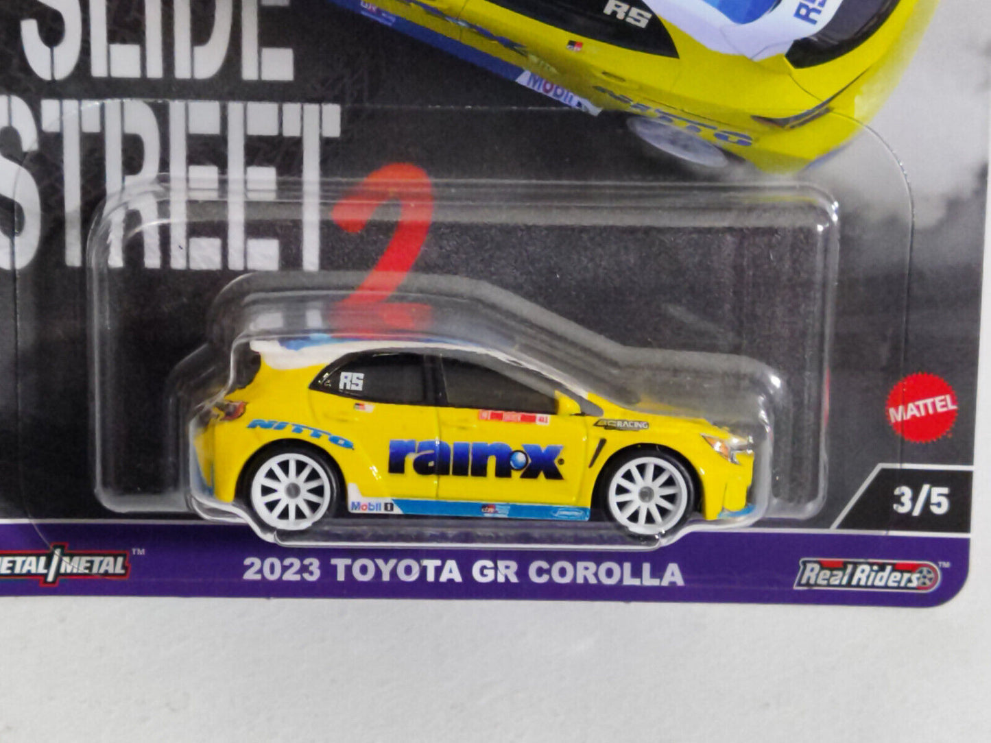 Hot Wheels HKC82 Slide Street Series 2 #3 2023 Toyota GR Corolla CRNR BE(Box 51/77)