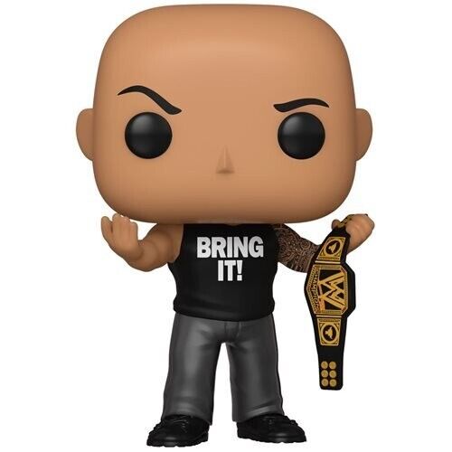 Funko Pop WWE  #91  The Rock  Entertainment Earth Exclusive