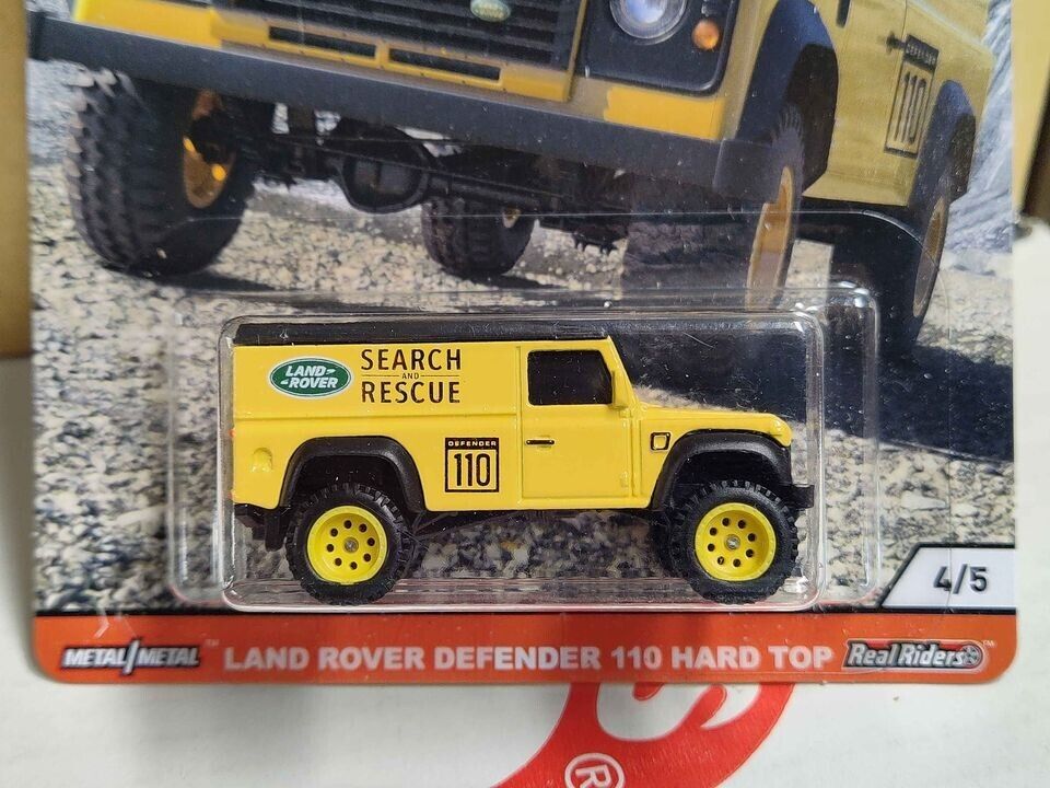 Hot Wheels GJP86 Wild Terrain Series #4 Land Rover Defender 110 Hardtop(Box 33)