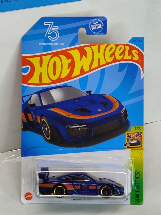 Hot Wheels #223 Exotics Series #7 Porsche 935 (Blue) (Loc-K)