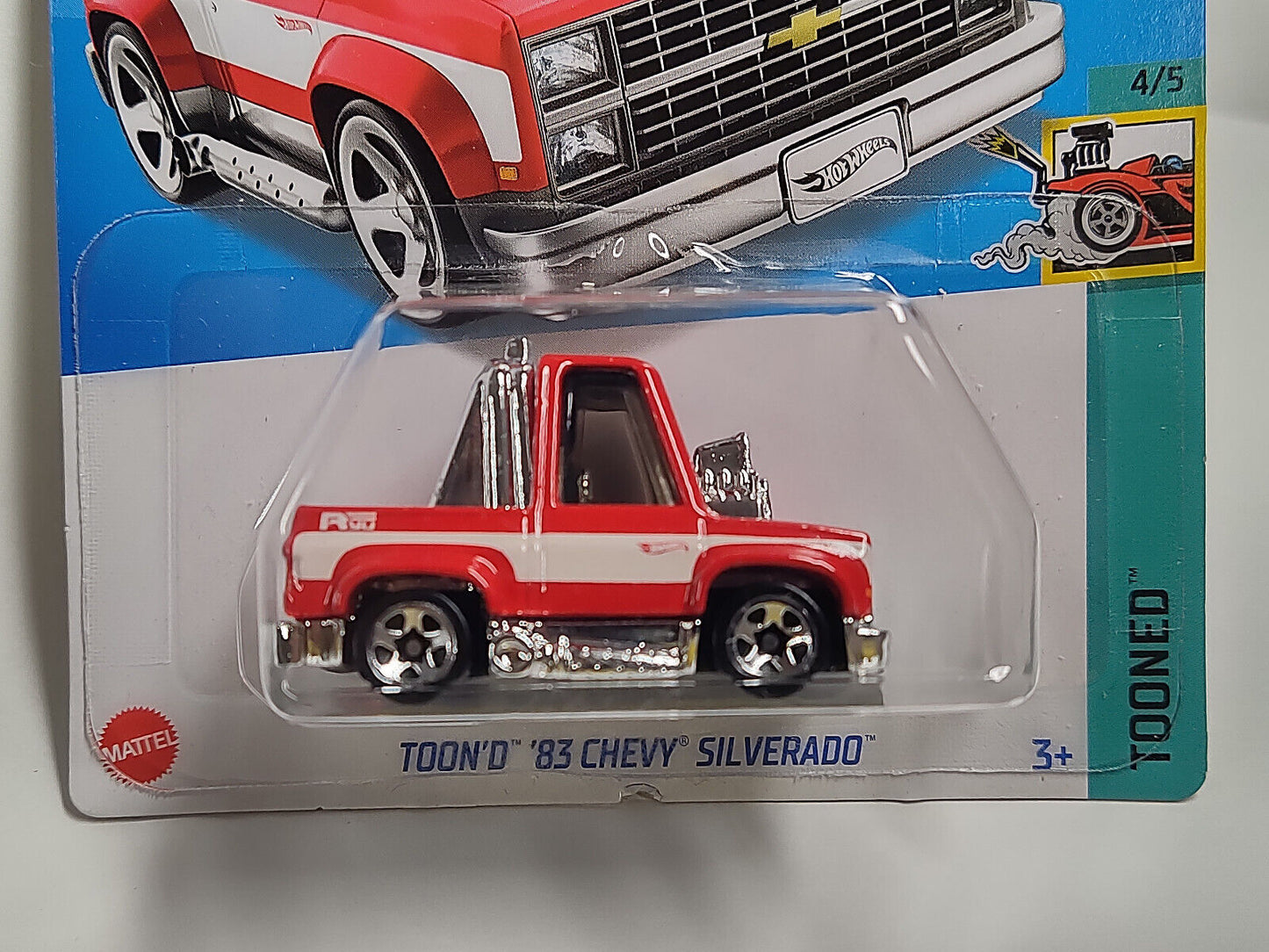 Hot Wheels #104 Toon'D Series #4 Too'n '83 Chevy Silverado (Red) (Loc J)