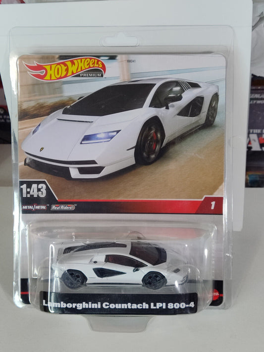 Hot Wheels #HMD49  Lamborghini Countach LP1 800-4   1:43 Scale WEAR ALL OVER