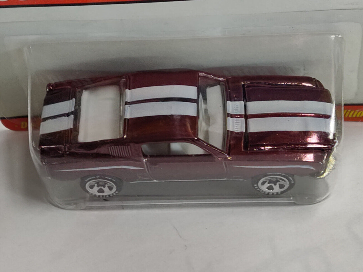 Hot Wheels #H7084 Classics Series 1 #19 1968 Mustang (PLUM)MARK ON BLISTER(Loc O