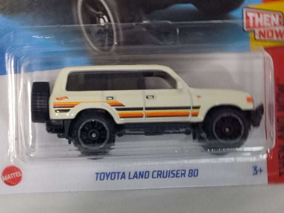 Hot Wheels #204 Then and Now Series #3 Toyota Land Cruiser 80 BLSTR WRINK(Wall 2