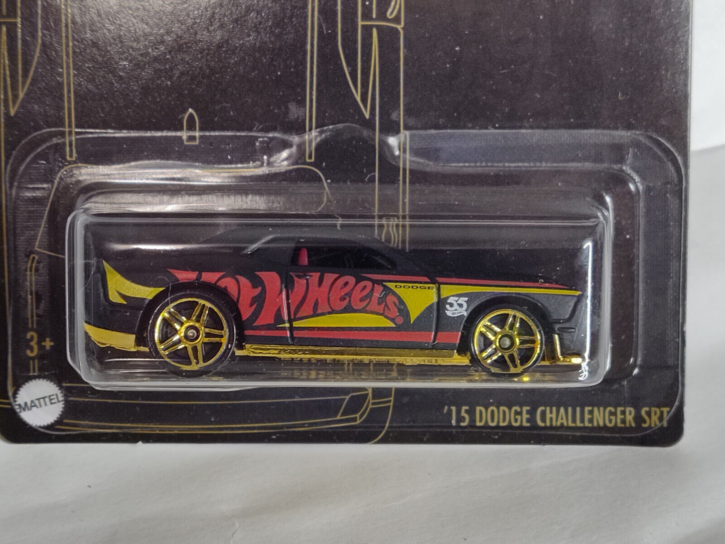 Hot Wheels #HLK01 Satin & Gold Series #6  '15 Dodge Challenger SRT TIP BE(Loc G)