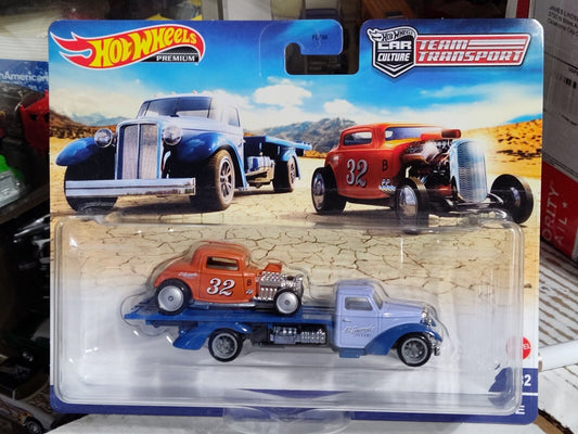 Hot Wheels Team Transport Series #32  '32 Ford & Speed Waze Hauler (Box Z)