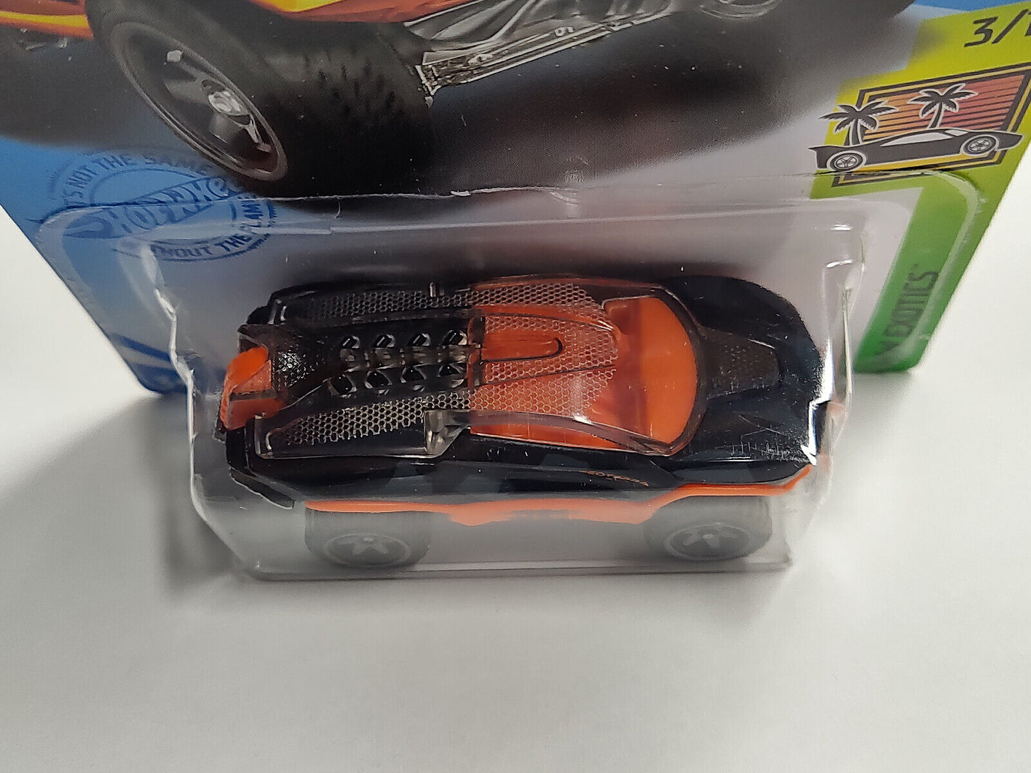 Hot Wheels #201 Mainline Exotics Series #3 Geoterra Black/Orange