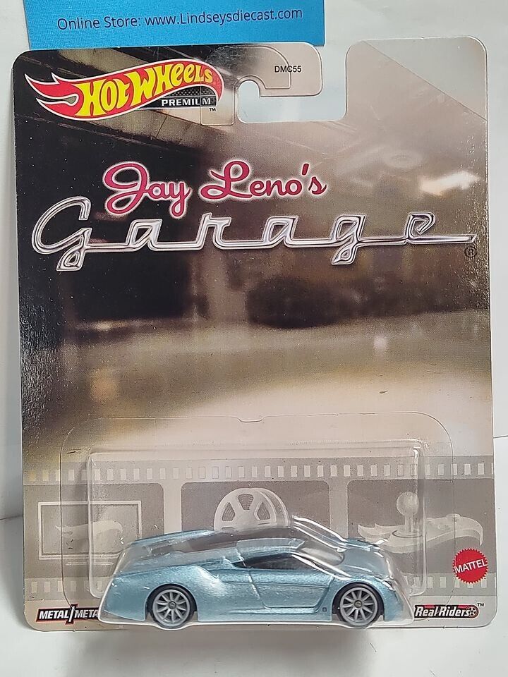 Hot Wheels HCP05 Jay Leno's Garage Series  EcoJet BLISTER CRACKED(Box-13)