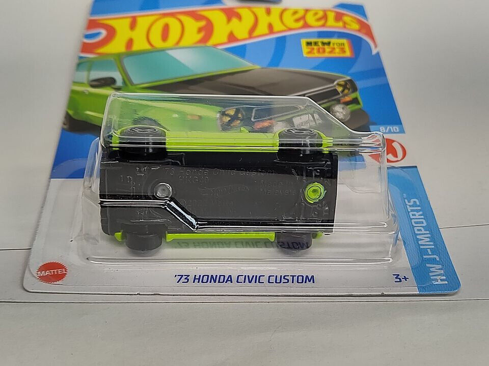 Hot Wheels #117 J-Imports Series #8 '73 Honda Civic Custom  (Loc M)