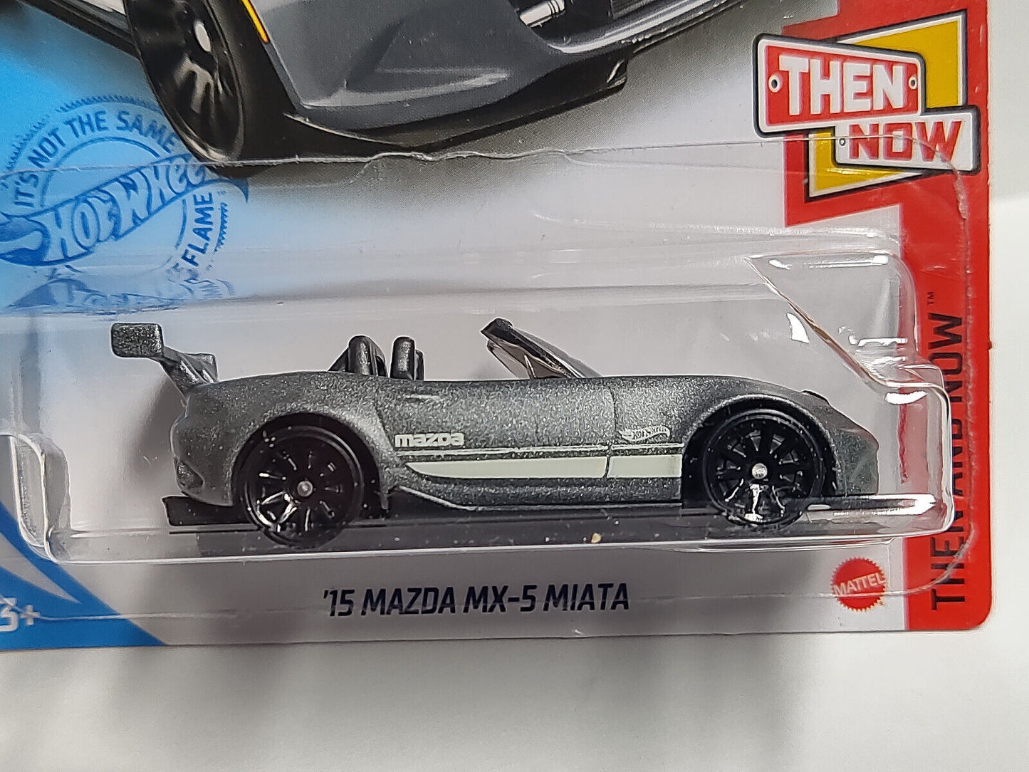 Hot Wheels #129 ML Then and Now Series #4 '15 Mazda MX-5 Miata Gray