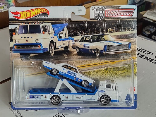 Hot Wheels Team Transport Series #38 '65 Ford Galaxie and Ford C-800 (Loc Z)