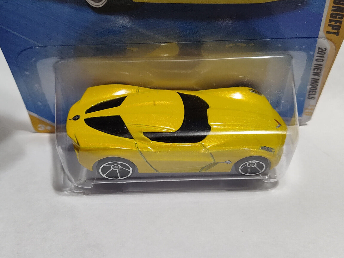 Hot Wheels 2010 New Models #19 '09 Corvette Stingray Concept Yel PGHK CRE(Loc G)