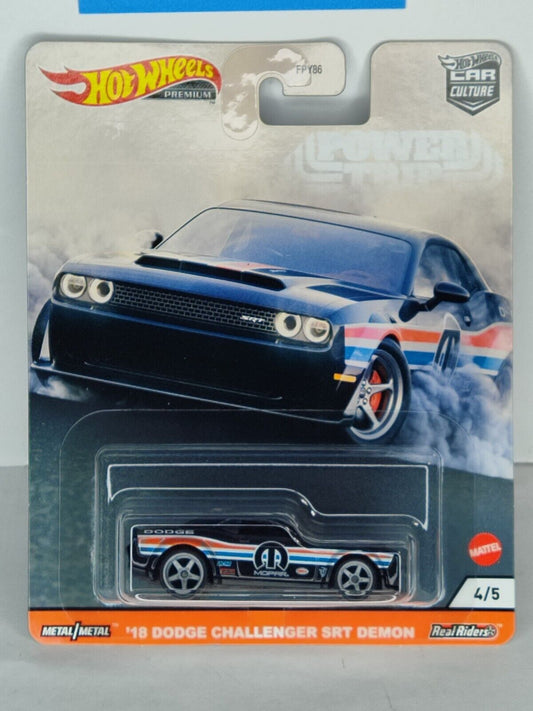 Hot Wheels GJR04 Power Trip Series #4 '18 Dodge Challenger SRT Demon