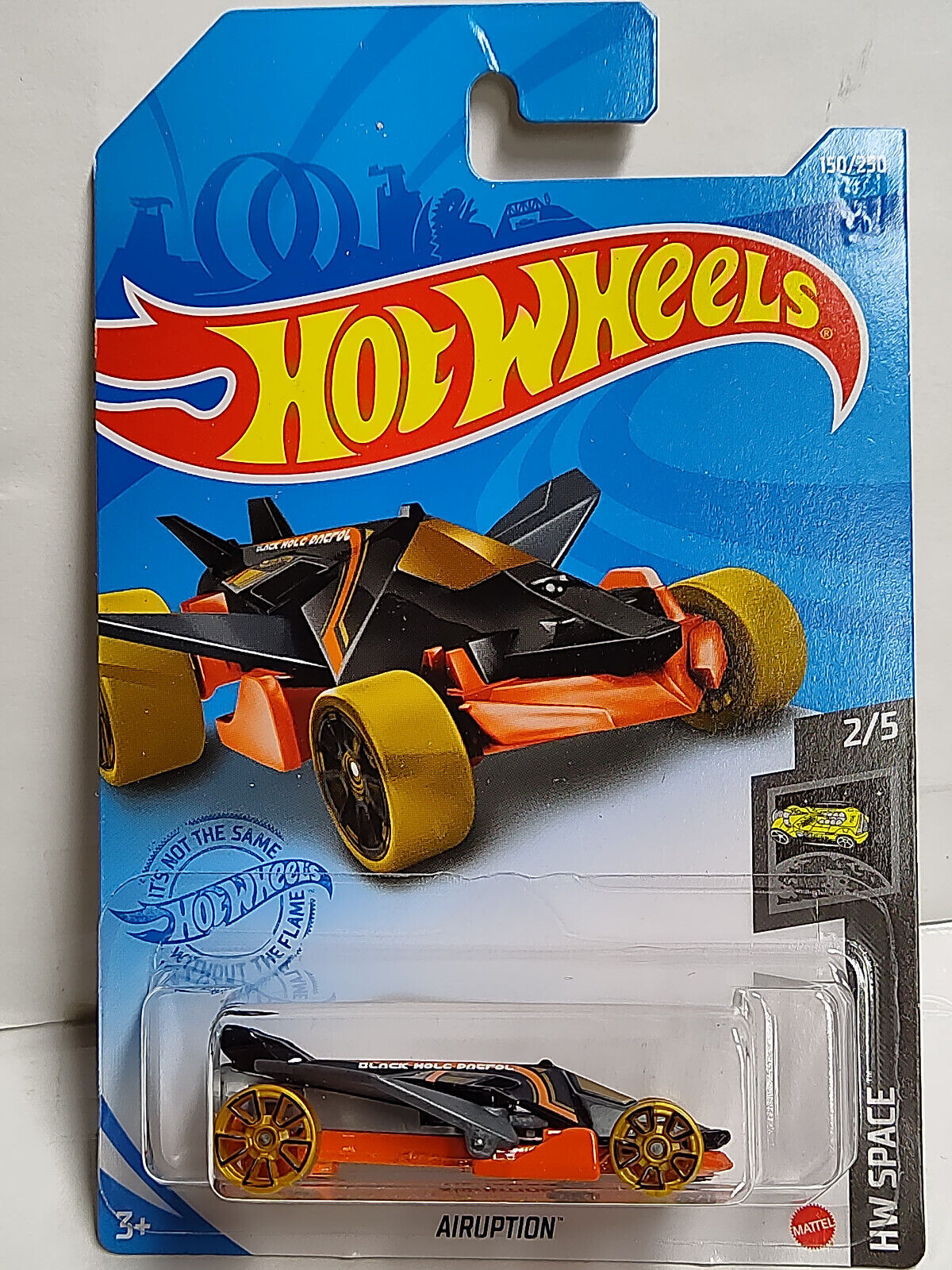 Hot Wheels #150 Mainline Space Series #2 Airuption Grey/Orange PEGHK BENT/CREASE