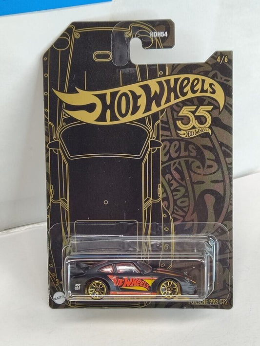 Hot Wheels #HDH54 55th Anni Series #4 Porsche 993 GT2 RUFFLED EDGES(Box K)