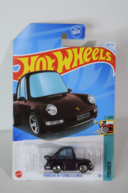 Hot Wheels #199 Tooned Series #2 Porsche 911 Turbo 3.6 (964)  (Loc B)