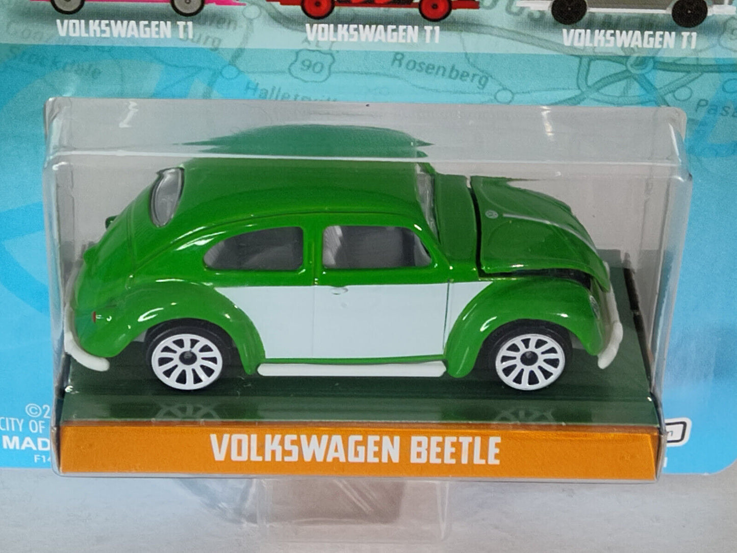 JADA Majorette Slug Bug/ Punch Buggies Series Volkswagen Beetle STKR GLUE RESIDU