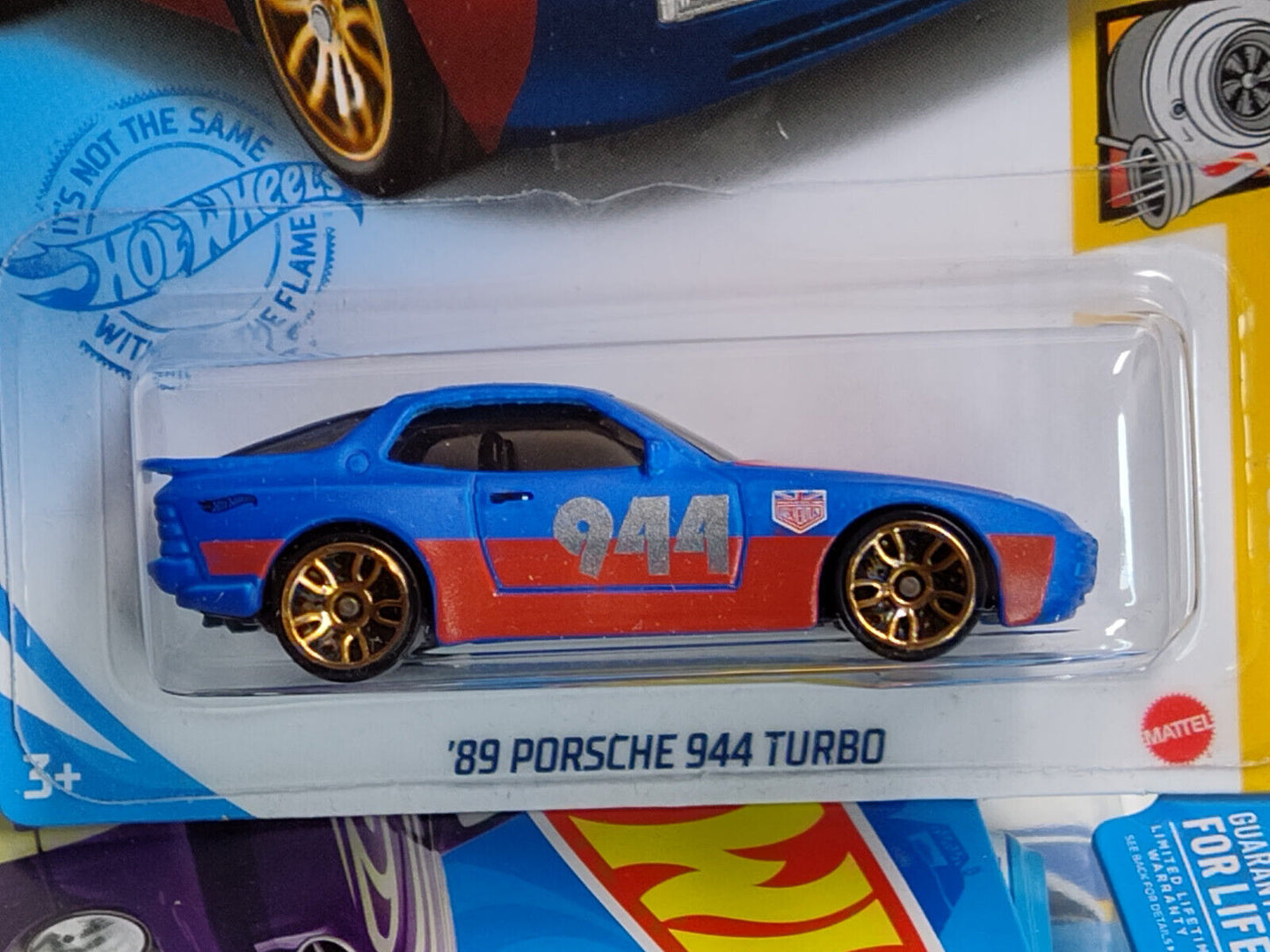 Hot Wheels #045 Mainline Turbo Series #2  '89 Porsche 944 Turbo PEGHOOK BENT/MAR