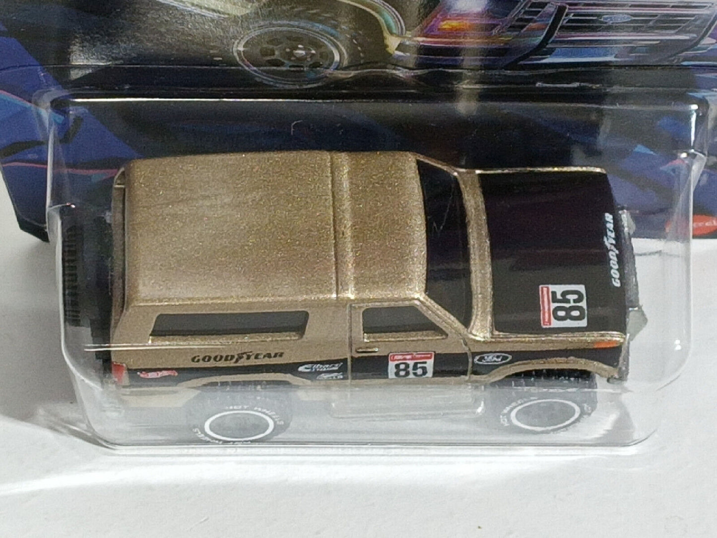 Hot Wheels #HRR97 Tubular Trucks Series #3 1985 Ford Bronco BLISTER WRNKLD/CRN C