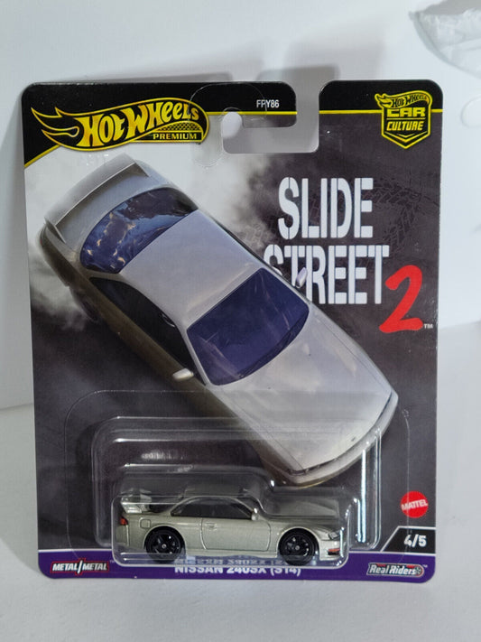 Hot Wheels HKC83 Slide Street Series 2 #4 Nissan 240SX (S14)(Box 71)