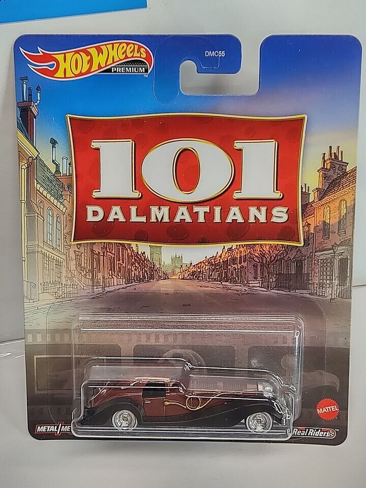 Hot Wheels GRL88 Pop Culture 101 Dalmations Cruella De Vil (Box 26)