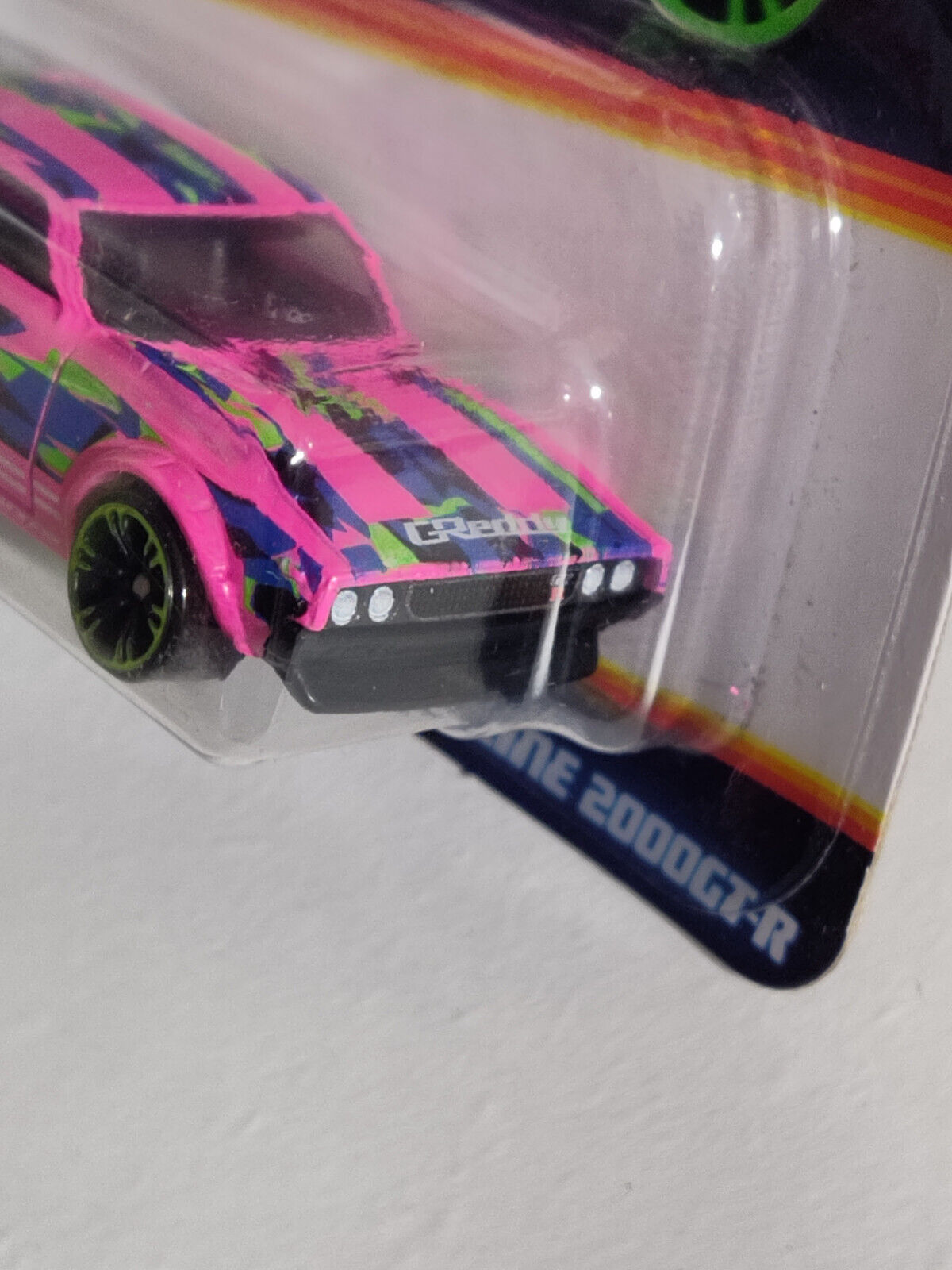 Hot Wheels #HRW69 Neon Speeders Series #3 Nissan Skyline 2000 GT-R (Loc K)