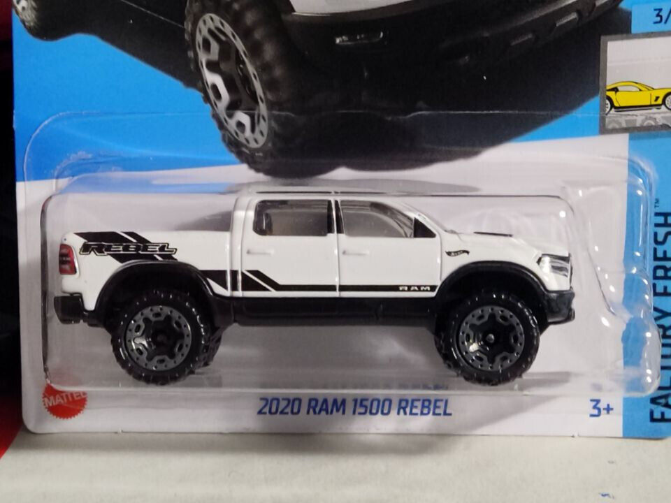 Hot Wheels #024 Factory Fresh #3 2020 RAM 1500 Rebel BLISTER WRINKLED (Loc X)