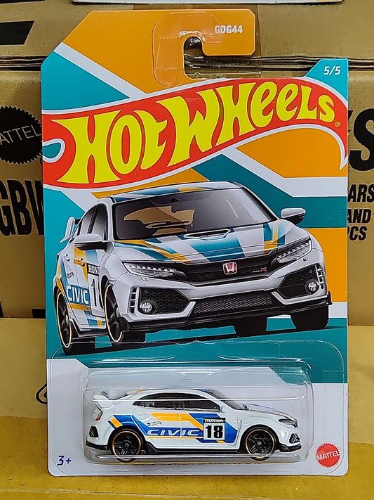 Hot Wheels #HDH19  HONDA Series #5 2018 Honda Civic Type R (Loc-H)