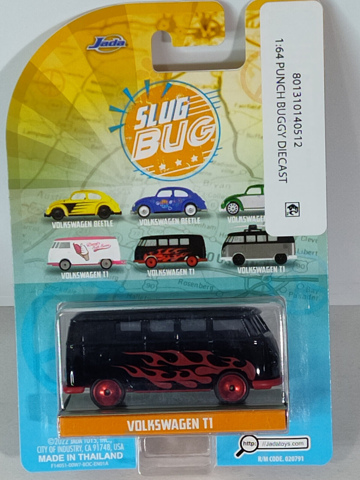 JADA Majorette Slug Bug/ Punch Buggies Series Volkswagen T1 Bus STKR GLUE RESIDU