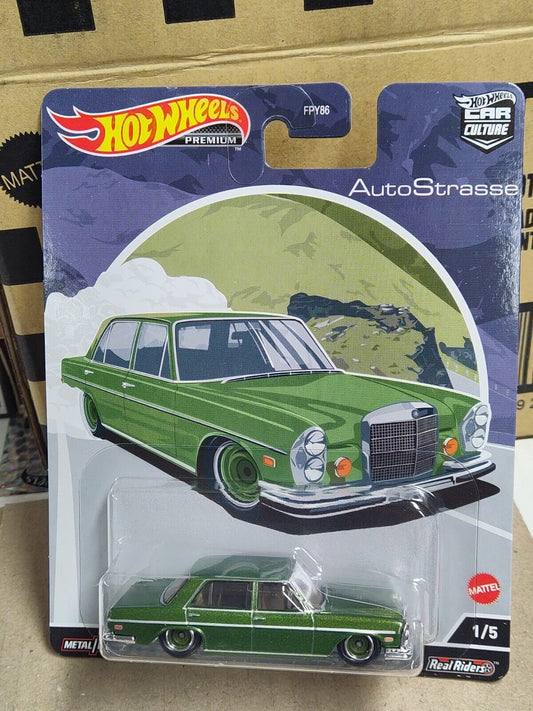 Hot Wheels HCK18 Auto Strasse Series #1 '72 Mercedes Benz 280 SEL 4.5 (Box 37)