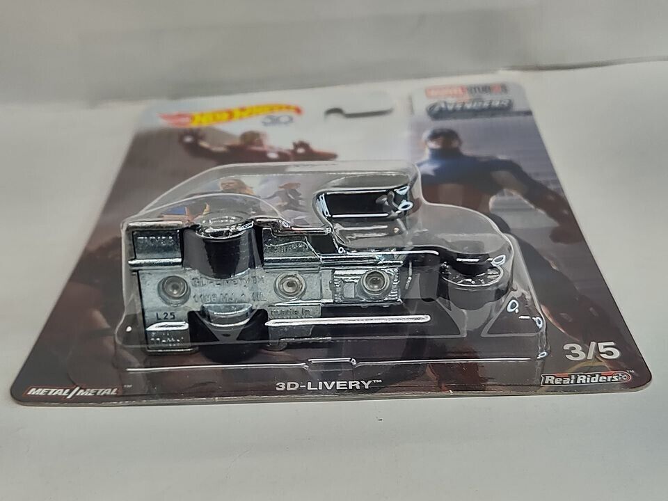 Hot Wheels FKY36 Marvel Studios Series #3 Avengers 3D-Livery (Box-1)